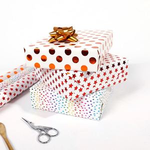 High Quality Wholesale 80g <b>Christmas</b> Art <b>Paper</b> Tissue 43*300cm Gift <b>Luxury</b> Custom Birthday Packaging <b>Wrapping</b> <b>Paper</b> Roll - Product Image 5