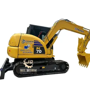 Mini excavadora usada Komatsu Pc70 pc60 pc55 Mini Excavadora Pc70 pc130 pc200 pc220 máquina excavadora de agujeros para la venta