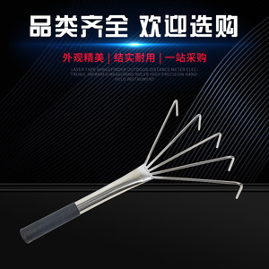 Stainless Steel Leveling Rake For Tile Laying And Mortar Smoothing <b>Small</b> Garden <b>Tool</b> With Ergonomic Handle - Product Image 5