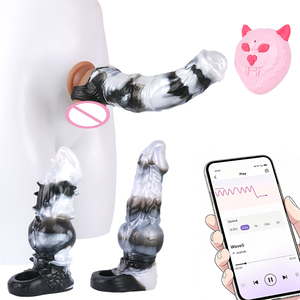 El YOCY New Fantasy Penis Extender es un masajeador vibrador para el pene que se conecta a una aplicación, mejorando eficazmente la experiencia. - Product Image 1
