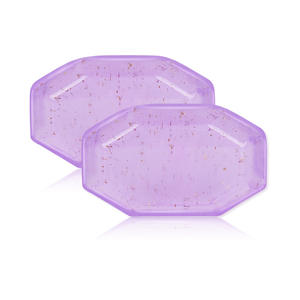 宝石金箔バス & フェイス手作り石鹸ローズ香り付きすべてのスキンタイプギフトボックス包装-お土産カスタマイズ可能 - Product Image 1