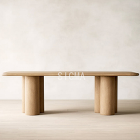 Ensemble de table à manger de luxe SIGMA 2025, plateau en marbre, base en acier inoxydable doré, table à manger rectangulaire, table à manger et chaises