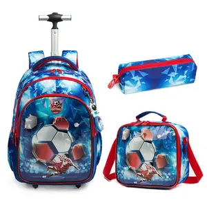 Conjunto mochila para meninas Kids School Backpack com Lunch Box moda Book Bag Set