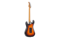 Meilleur choix pour débutants : kit de guitare électrique HSS 6 cordes avec amplificateur pour casque, housse rembourrée, casque, sangle de guitare, vert