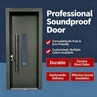 Porte acoustique insonorisée STC40 sur mesure, porte de contrôle du bruit industriel pour atelier et salle d'équipement