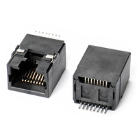 Connecteur réseau modulaire XW-ETLINK XW-66-SMT 8321 ultra-mince 8 broches RJ11/RJ12/RJ45 femelle SMT PCB Jack 6P6C 1.5A 125V 750 Mating