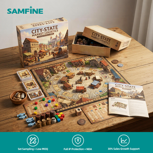 Tablero de Juego de Doble Pared con Base y Tapa de Alta Precisión para Cartas de Póker, Compatible con Cartón Gris de <span class=keywords><strong>2</strong></span>.5mm, para Planificación Urbana e Ingeniería Civil - Product Image 1