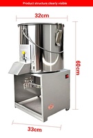 Multifunctionele groente- en fruitversnipperaar 110/220V pluimveevoedersnijder voor kip, eend, gans, roestvrijstalen messen, huishoudelijk gebruik