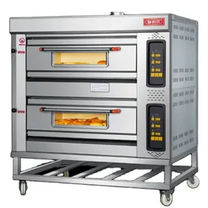 gas bakery oven 2 deck 4 Trays gas baking oven