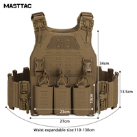 Gilet tactique personnalisé en nylon PS9016, style porte-plaques, équipement d'entraînement, gilet de poitrine, chaleco táctico, gilet tactique découpé au laser