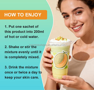 Susu Cantaloupe Beauty Slim, Milkshake Bubuk Pemutih dan Pelangsing, Milkshake Pengganti Makanan Pencerah dan Antioksidan - Product Image 3