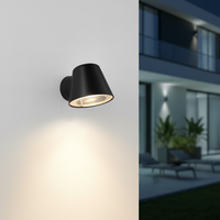 Lampe murale extérieure LED GU10 IP54, diffuseur en PC étanche, éclairage paysager pour la côte et les régions côtières