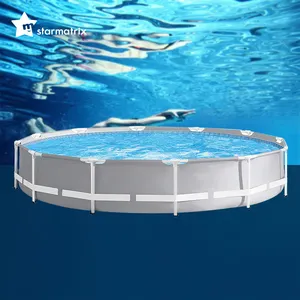 STARMATRIX-piscina familiar, alberca sobre el suelo, 30000 litros, 15x48, china