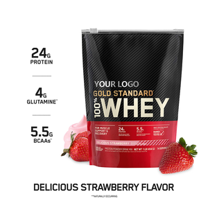 自社ブランド高品質ベジタリアン1lbホエイプロテインパウダー包装バッグプロチンパウダーウィッグロス男性用 - Product Image 2