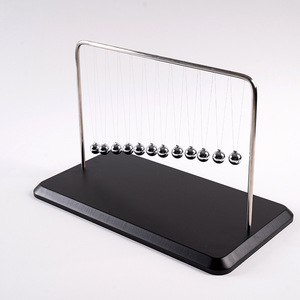 12 boules en acier inoxydable newton pendule boule en métal grande taille newton pendule bureau décoration de la maison - Product Image 1