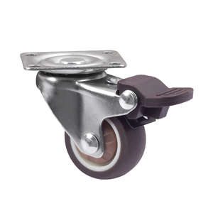 Langlebige 50mm PP Flache Möbelrollen Kunststoffkugel Einstellbar 40kg Tragfähigkeit Geräuscharme Rollenlagerung Industriedesign - Product Image 5