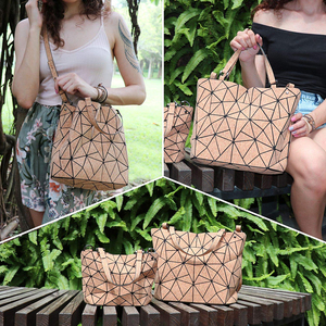 Borsa di sughero di tote della natura del modello geometrico di vendita caldo della borsa di nuovo disegno di modo per le <span class=keywords><strong>donne</strong></span> - Product Image 4