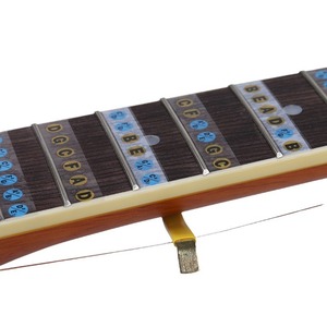 Etiquetas adhesivas para el diapasón de guitarra, herramienta de práctica para el aprendizaje de guitarra acústica - Product Image 1