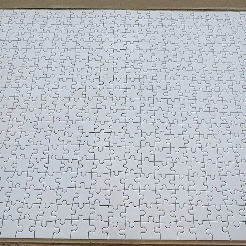 Individuelles weißes Sublimationspuzzle 300 500 1000 Stück Puzzlespielzeug für Erwachsene