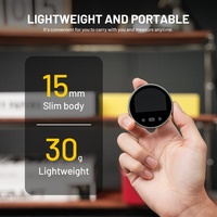 Télémètre laser électronique portable rechargeable par USB-C, portée 99,9 m, précision ±0,5 %, écran numérique 1,8 pouces, style noir