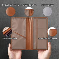 Porte-documents de véhicule personnalisé en PU avec logo imprimé UV, plusieurs poches transparentes, pour permis de conduire et documents d'assurance automobile