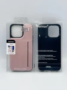 Hanman pour iPhone15 2024 étui de téléphone de luxe iPhone15pro max porte-cartes de luxe portefeuille