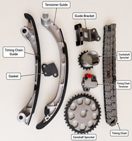 Kit de chaîne de distribution 1TR pour moteur Hiace Toyoace 1TR-FE 13506-75040 13540-75030 KA-17