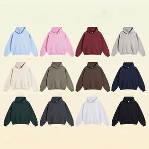 Fabricant de vêtements H5410, vente en gros, sweats à capuche pour hommes de haute qualité, en tissu French Terry 430g, sweats à capuche surdimensionnés - Product Image 1