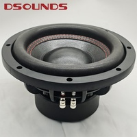 Haut-parleur de caisson de basses de voiture double 4 OHM 10 pouces, aimant double et bobine vocale double 2 pouces, haut-parleur de caisson de basses de voiture pour système audio de voiture