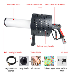 Máquina de <span class=keywords><strong>Humo</strong></span> de CO2 de 600W para Escenarios, Pistola de Columna de Gas con Papel de Colores, Efectos Especiales para Escenarios, <span class=keywords><strong>Humo</strong></span> de Colores para Actuaciones - Product Image 6