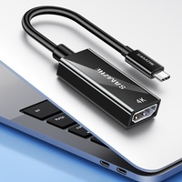 Adaptador SAMZHE de Tipo-C a HDMI Hembra, Convertidor USB-C Thunderbolt 4/5 Compatible con Pantalla 4K HD, para Laptop, Teléfono, Mac, iPad