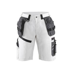 BLAKLADER - 151212101098C52 X1500 <b>painters</b> shorts <b>White</b>/Dark grey - EAN 7330509754900 WORK TROUSERS WORK SHORTS - Product Image 1