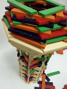 Gioco educativo per <span class=keywords><strong>prato</strong></span> all'aperto gigante Tumbling Block Tumble Tower legno 200 pezzi giocattoli in legno scatola dei colori legno Unisex 20 1000 set 3 + - Product Image 6