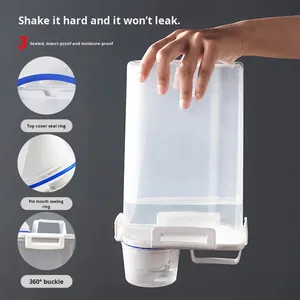 Thực Phẩm Hiện Đại Cấp Nhựa Hạt Lưu Trữ Hộp Gạo Xô Lưu Trữ Jar Ma Thuật Kín Jar Bền Vững Đa Chức Năng Công Cụ Nhà Bếp - Product Image 2