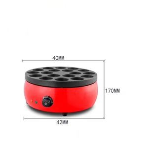 Machine à gâteau à <span class=keywords><strong>roue</strong></span> automatique à 9 trous, chauffage électrique, nouveau Style, Machine à gâteau à grains rouges, Machine à hamburger aux œufs commerciale - Product Image 4