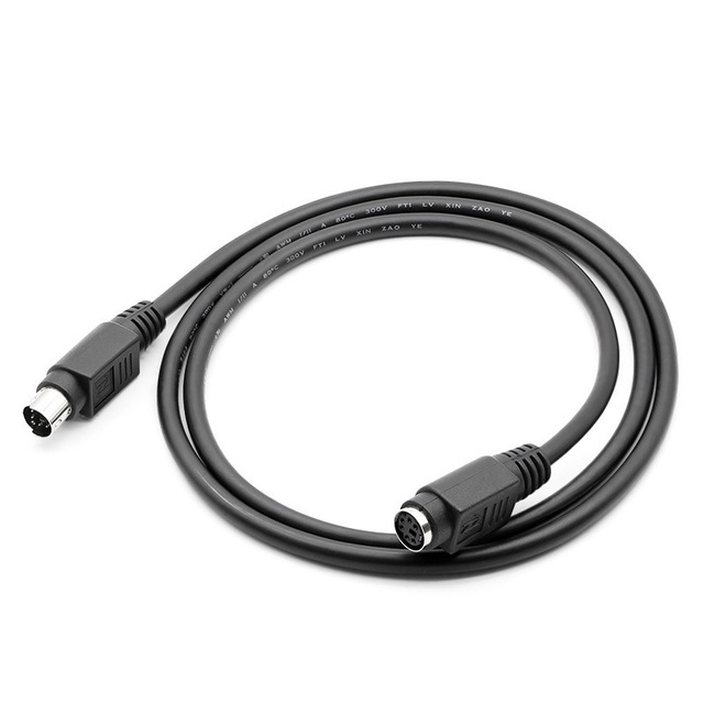 PS/2 Male to PS/2 Female, 6-Conductor, Extension Cable, Braid Shielding, PVC Jacket, Keyboard/Mouse, 6 Inches.