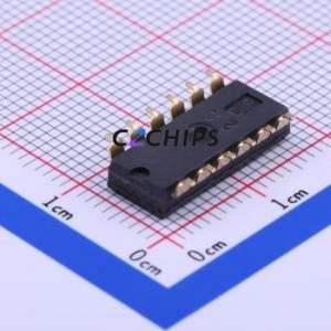 DMR-06-V-T/R DIP Switch SMD-12P,6.2x16.2mm Switch Flat Toggle, Groove Type Single Pole Single Throw 6 2.54mm - Product Image 2