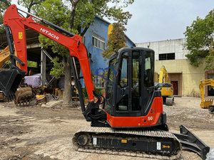 Mini-excavatrice sur chenilles Hitachi ZX50U d'occasion, 5 tonnes, moteur ISUZU d'origine japonaise, modèle 2024, excellent état, moteur principal - Product Image 2