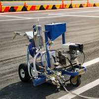 Équipement de marquage routier à haute efficacité Machine de marquage routier sans air par pulvérisation à froid