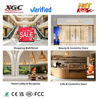 Dayanıklı Katlanabilir LED Ayaklı Poster Ekranı P1.86 HDR10+ 600CD Parlaklık Ofis Lobisi Kurumsal Bilgi Gösterge Paneli