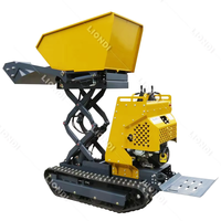 Dumper sur chenilles léger de 0,8 tonne R pour travaux agricoles et de construction