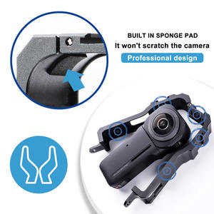 Carcasa de Aleación de Aluminio KAMPHO para Insta360 <span class=keywords><strong>ONE</strong></span> <span class=keywords><strong>RS</strong></span> Edición <span class=keywords><strong>360</strong></span> de <span class=keywords><strong>1</strong></span> Pulgada, Protector de Marco con Interfaz de Zapata - Product Image 6