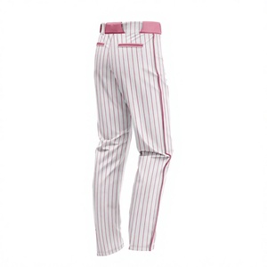 Pantalones de Béisbol Estampados de Primera Calidad para Adultos, Largos, Sin Elástico, Color Azul Marino y Rojo Sólido, Transpirables, para Equipo de Softbol - Product Image 4