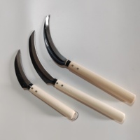 Faucille légère de qualité industrielle, à manche en bois, personnalisable OEM, différentes tailles, pour le désherbage et le jardinage