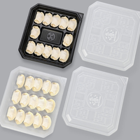 Barquette d'emballage personnalisée pour aliments surgelés en plastique RPP/PP écologique et jetable, avec compartiments, pour raviolis, logo personnalisé, marque Dashan