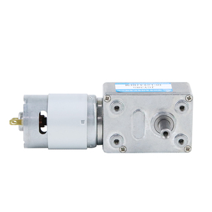 มอเตอร์เกียร์หนอน DC เพลารูปตัว D ขนาด84มม. พร้อมฟังก์ชันล็อคตัวเองสำหรับหุ่นยนต์เครื่องบินโมเดลและตัวหนีบตุ๊กตา - Product Image 2