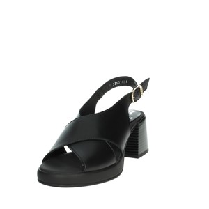 Sandali con plateau con tacco in polvere 33501 e punta aperta alla moda con lacci alla caviglia per attività estive all'aperto - Product Image 6