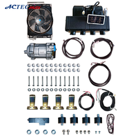 Système de climatisation électrique split automatique 12V 24V pour camping-car RV AC.132.028.02 LHD avec télécommande, kit de climatisation automobile