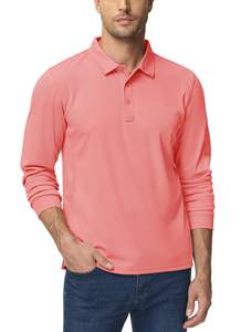 <span class=keywords><strong>Polo</strong></span> a Maniche Lunghe di Alta Qualità con Logo Personalizzato per Uomo, Maglietta <span class=keywords><strong>Polo</strong></span> a Maniche Lunghe in Maglia - Product Image 2