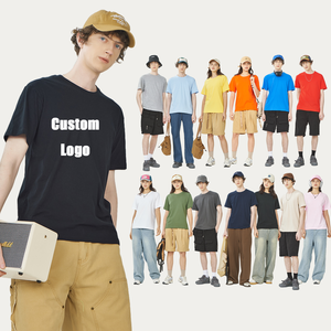 Camiseta Unisex de Manga Corta con Cuello Redondo, 180G, 100% Algodón Peinado, Talla Grande, Transpirable, Suave, con Logotipo Personalizado y Etiqueta Desprendible, Venta al por Mayor - Product Image 1